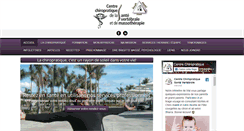 Desktop Screenshot of chiropratiquesante.com